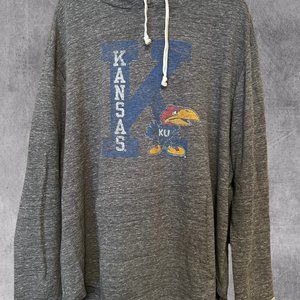 KU Jayhawks Grey Hoodie - Tailgate